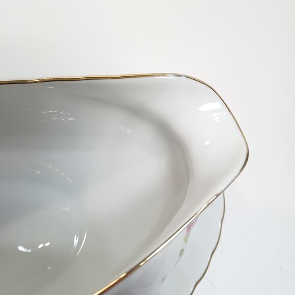 Gravy Boat wAttached Underplate Regency Rose #2345 by Creative Replacement China - Picture 6 of 8